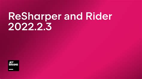 resharper|resharper vs rider.